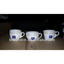 Haonai promotion de tasses à café en éco-céramique avec une forme variée et un logo personnalisé